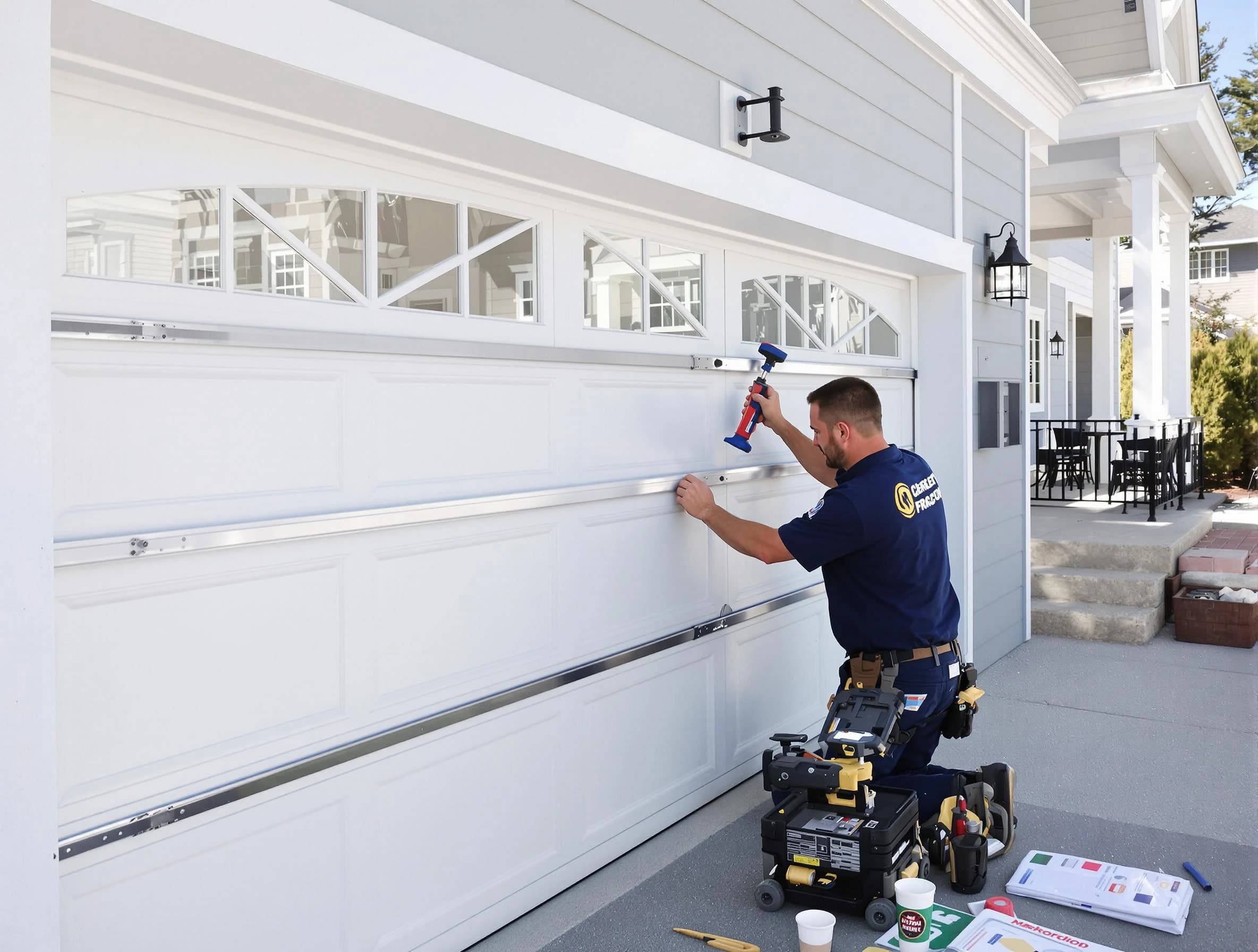 Professional garage door installation by Cedar Hills Garage Door Repair in Cedar Hills
