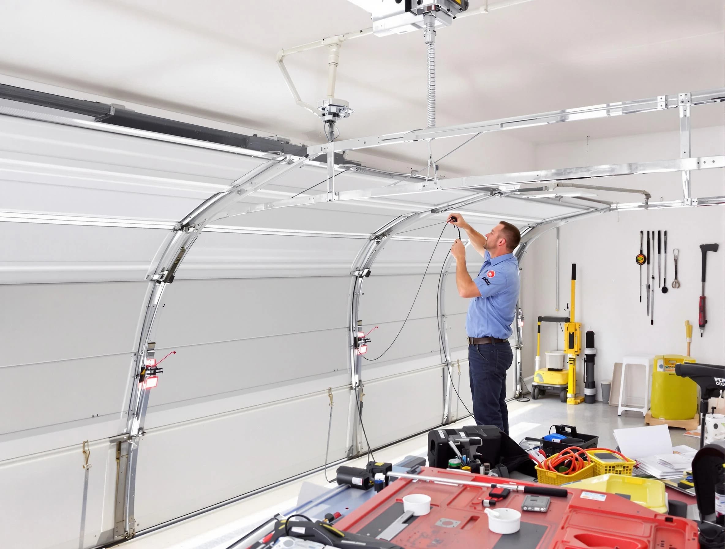 Garage door cable repair service by Cedar Hills Garage Door Repair in Cedar Hills