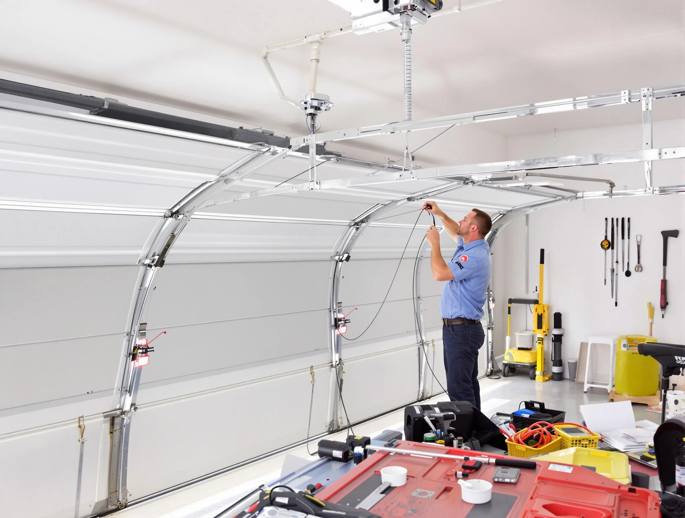 Garage door cable repair service by Cedar Hills Garage Door Repair in Cedar Hills