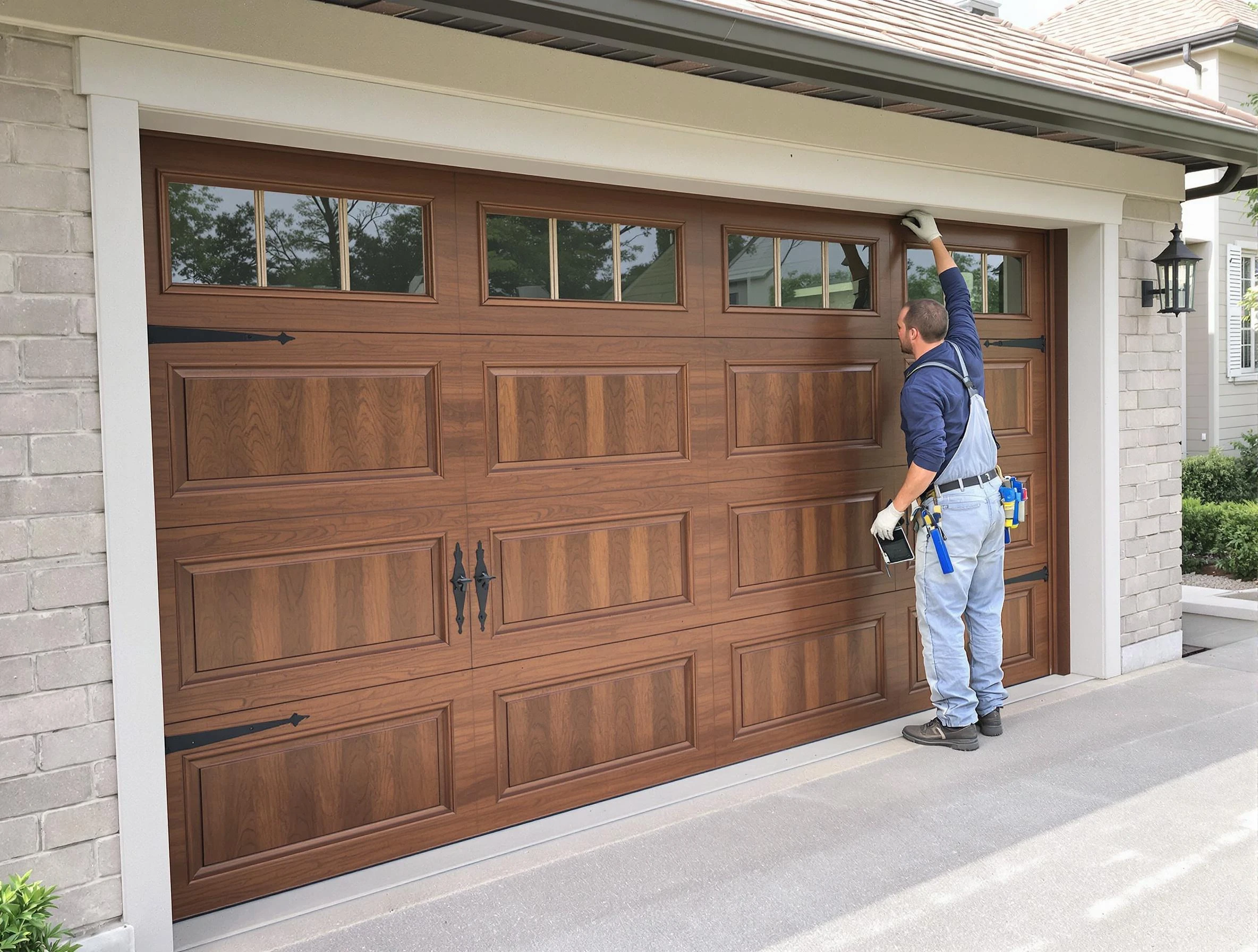 Custom garage door showcase by Cedar Hills Garage Door Repair in Cedar Hills