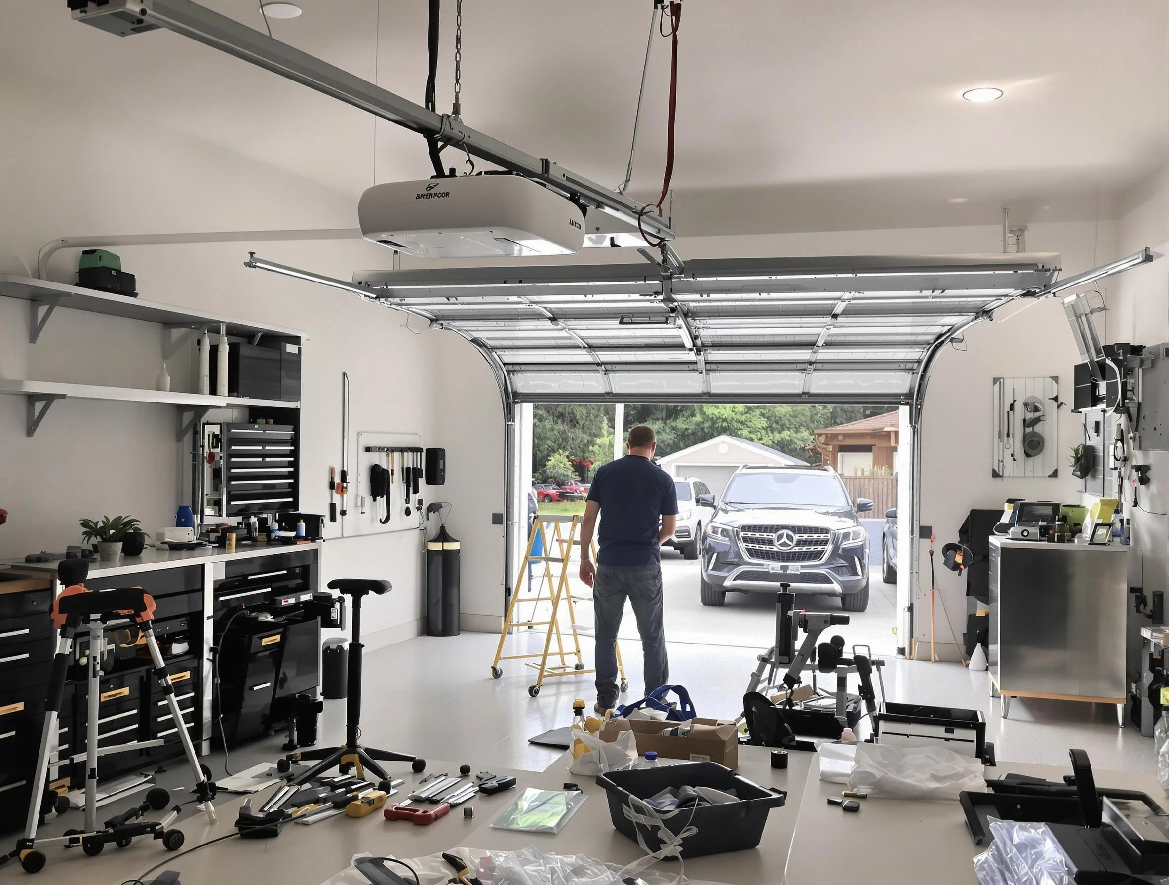 Garage door opener installation by Cedar Hills Garage Door Repair in Cedar Hills