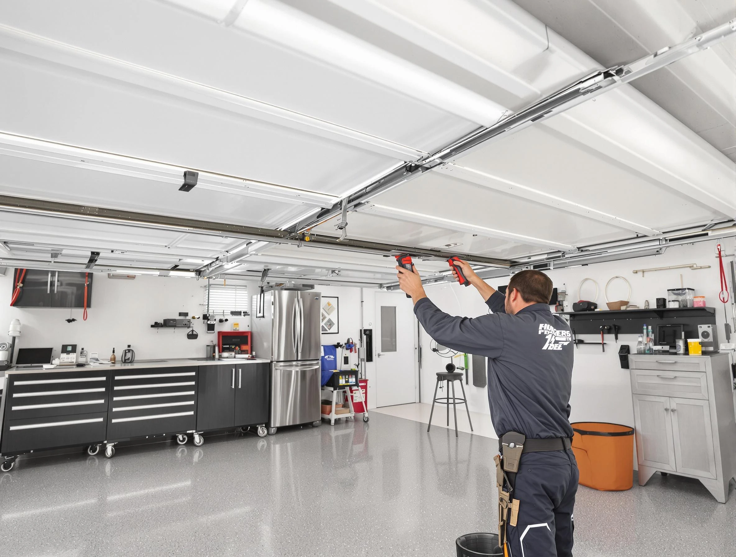 Overhead garage door repair service by Cedar Hills Garage Door Repair in Cedar Hills
