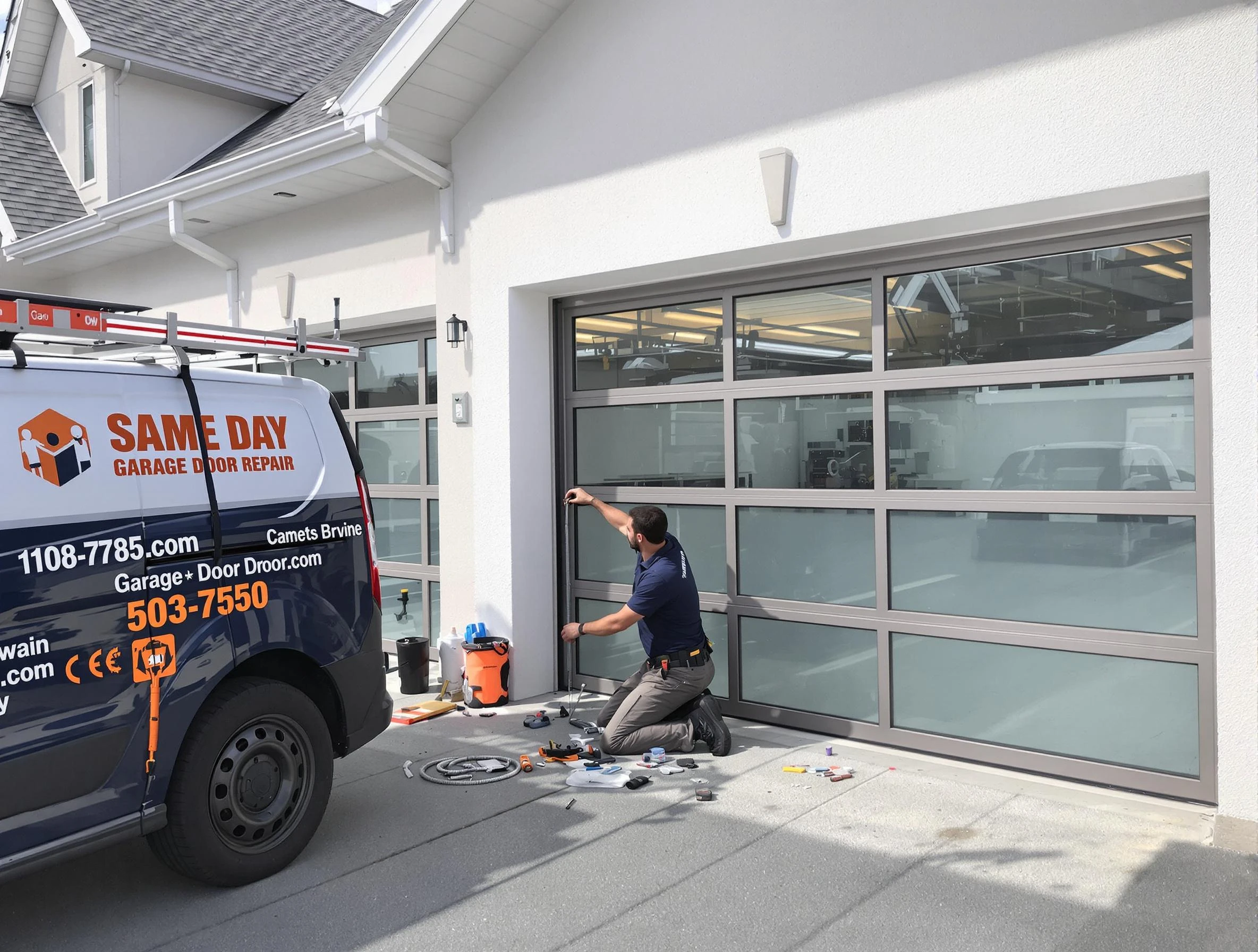 Same-day garage door repair service by Cedar Hills Garage Door Repair in Cedar Hills